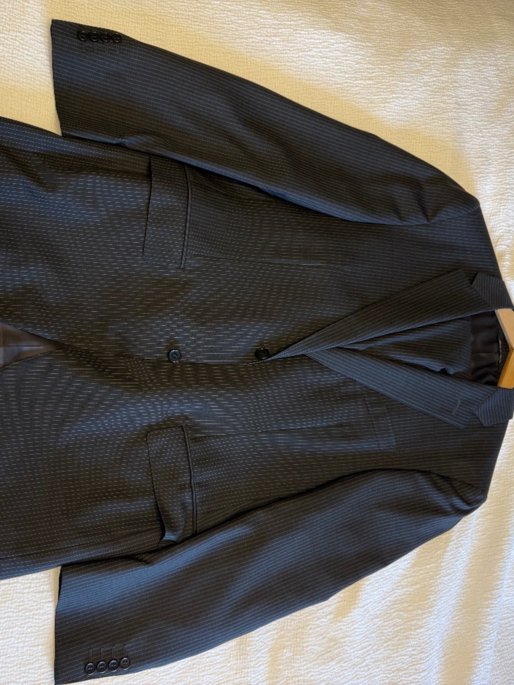 Early 2000s Canali Pinstripe 2 piece mens wool suit IT/EU 54L, US 44L